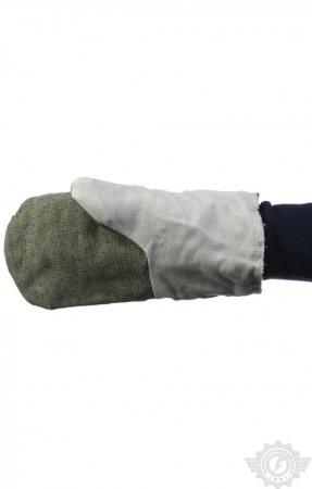 Рукавицы утепленные с брезентовым наладонником