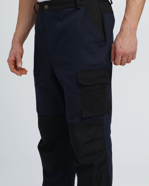 Брюки Милан NEW CH МВО (тк.Смесовая,270), т.синий/черный