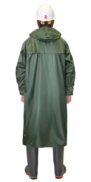 Плащ влагозащитный Стандарт (210 гр/м2) зеленый