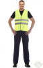 Сигнальный жилет "Спектр" лимонный с СВП (СОП)