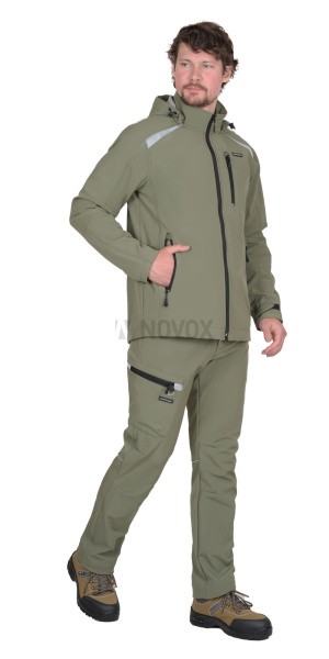 Куртка СПЕЙС софтшелл олива (ЧЗ)
