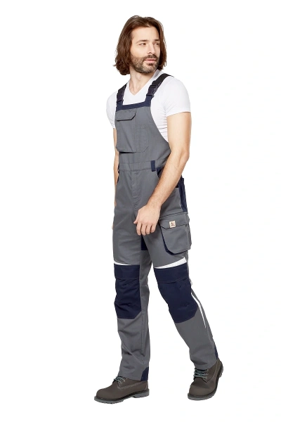 Полукомбинезон антистатический летний "Фест" цвет серый/синий