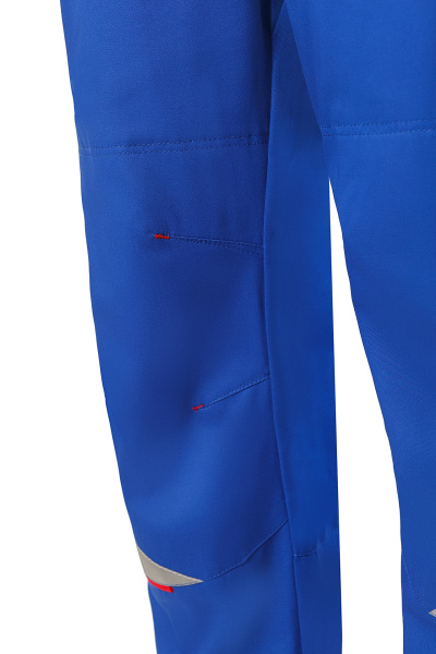 Брюки ТЕЙКЕР Металл фри василек/красные