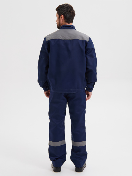 Костюм "Легион" (куртка+п/к) синий+серый
