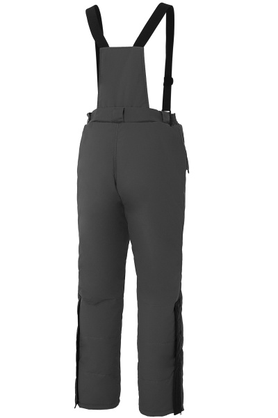 Брюки Домбай утепленные графит/черные, тк.Рейнман Хеви