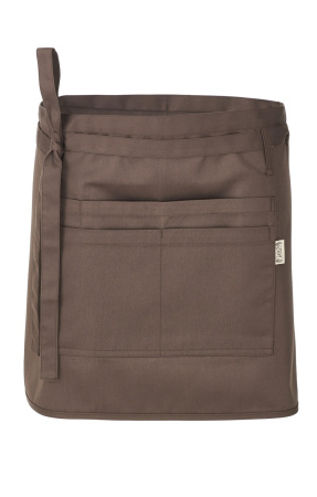 Фартук «BARISTA» укороченный, цвет chocolate (темно-коричневый)