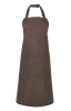 Фартук «BARISTA» с нагрудником, цвет chocolate (темно-коричневый)