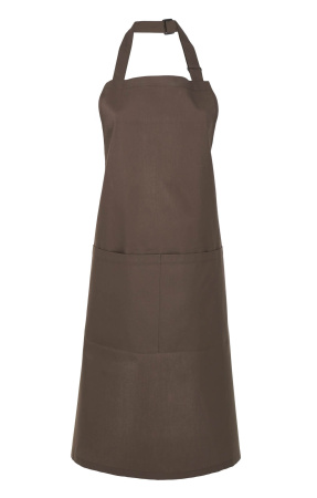 Фартук «BARISTA» с нагрудником, цвет chocolate (темно-коричневый)