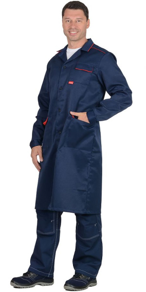 Халат мужской "ТЕХНИК", т. синий