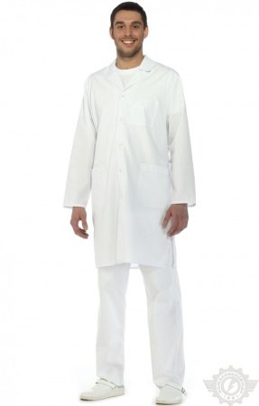 Халат "Сервис" мужской белый