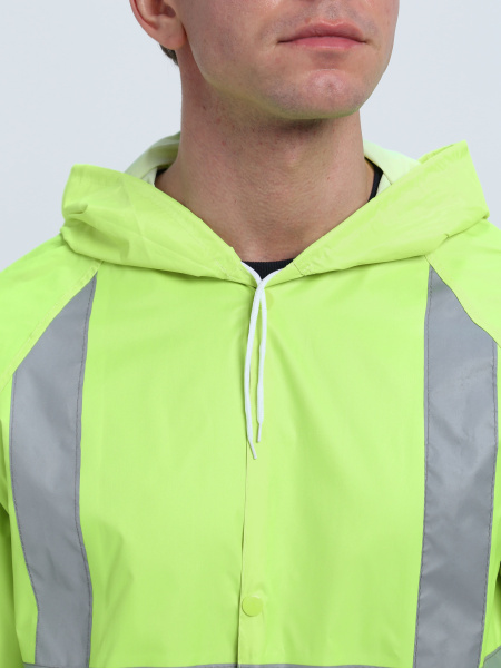 Плащ влагозащитный сигнальный ProfLine Base СОП, желтый