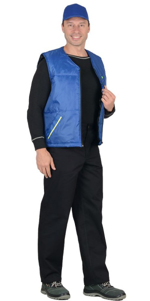 Жилет "КАССИР",васильковый