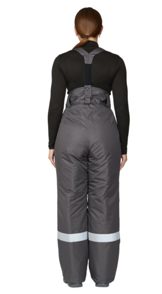 Брюки женские утеплённые "Онега" серые