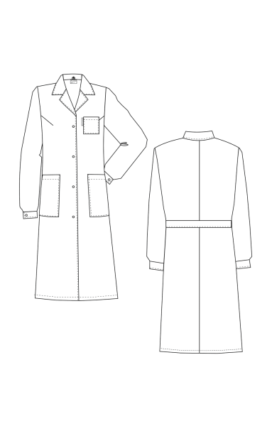 Халат женский темный