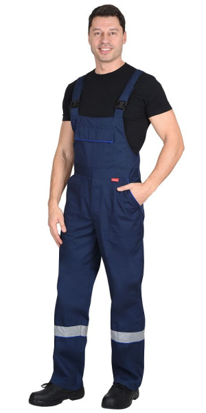 Костюм "МАСТЕР" куртка, п/к, т.синий/васильковый