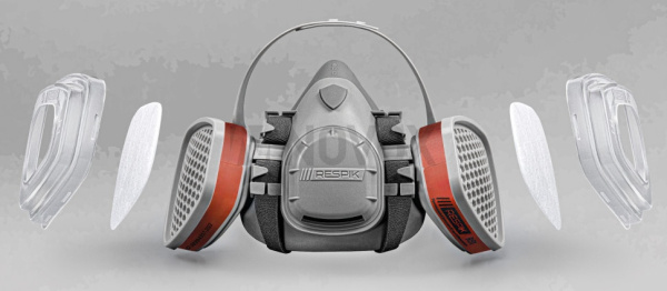 Комплект для защиты дыхания RESPIK® M800 A1P2 R