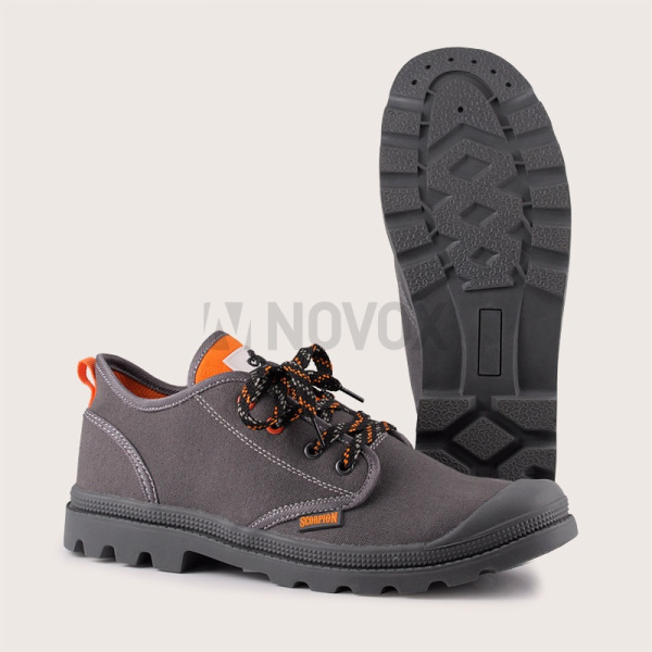 Кеды Скорпион Комфорт ПУ-Р Скорпион (арт.1650), серый, тк. CANVAS