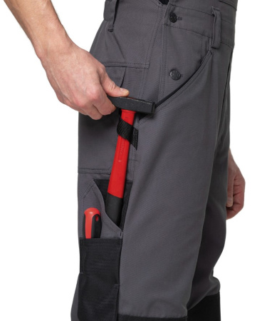 Полукомбинезон мужской "Сюрвейер" тёмно-серый/чёрный