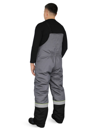 Костюм утепленный "Система", куртка, п/к, цв.т.сер/черн/лимон