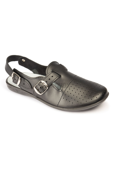 Сандалии (сабо) АЛМИ ЛАРИСА женские МИНПРОМТОРГ, ПУ, черные