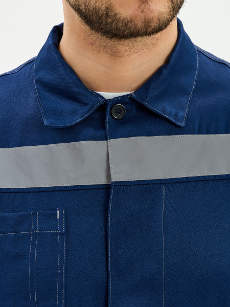 Костюм "Лигор-1" СОП К. (тк.Смесовая,210) брюки, т.синий