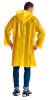 Плащ-дождевик "Люкс" на липучке ПВД 80 мкр. желтый, пропаянные швы (х50)