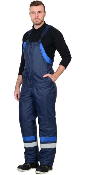 Костюм зимний "ОРБИТА" куртка ,п/к, т.синий/василек