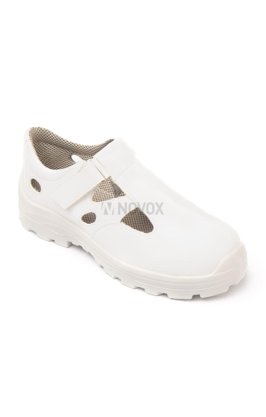 Полуботинки (сандалии) АЛМИ с перфорацией арт 80302 011600 МИНПРОМТОРГ МП, ПУ, белый