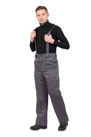 Брюки рабочие мужские зимние "Прим" цвет серый