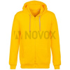 Толстовка на молнии с капюшоном Unit Siverga (тк.Хлопок,230), желтый