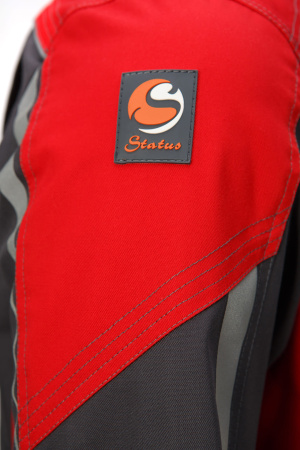 Костюм "STATUS" NEW (Статус), куртка, брюки, графит красный