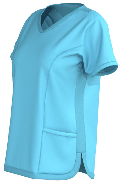 Блуза Эргофайв Актив (ERGOFIVE Active) EAJW10 женская бирюза