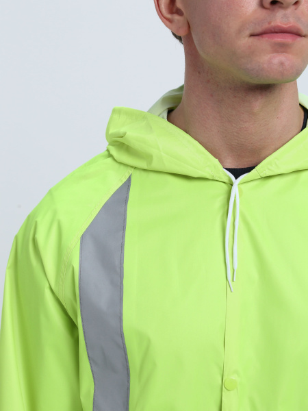 Плащ влагозащитный сигнальный ProfLine Base СОП, желтый