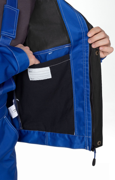 Костюм мужской "MARS" (МАРС), куртка, п/к,  василек с черным