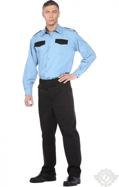 Сорочка "Страйк", голубая