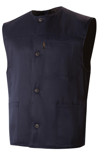 Жилет "Эксперт" зимний темно-синий (эконом)