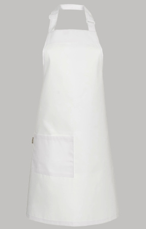 Фартук HORECA (ХОРЕКА) с нагрудником white (белый)