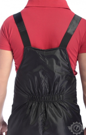 Полукомбинезон зимний непромокаемый ткань Оксфорд черный