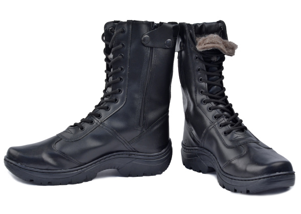 Ботинки с высоким берцем "EXTRIME-ZIMA" на молнии, натуральная шерсть