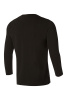 Футболка с длинным рукавом с эластаном черная