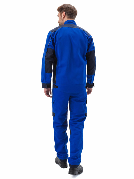 Костюм "ГОРОД" куртка/брюки, цвет: ВАСИЛЕК/Т.СИНИЙ