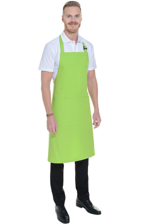 Фартук FLORA (ФЛОРА) с нагрудником spring green (весенний зеленый)