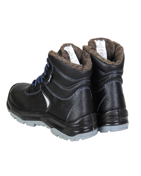 Ботинки SAVЁL-ГЕРМЕС-ЗИМА кожа, шерстин, МП, ПУ-ТПУ