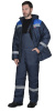 Костюм зимний "Рост-Норд"-2 куртка, п/к, т.синий с васильковым и 2 СОП 50 мм