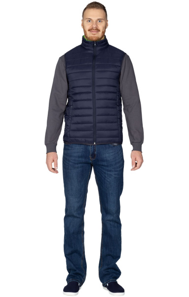 Жилет стеганый «El-Risto» dark blue (темно-синий)