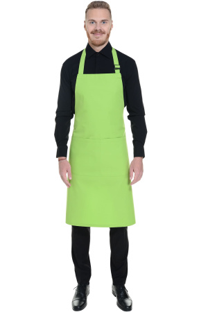 Фартук FLORA (ФЛОРА) с нагрудником spring green (весенний зеленый)