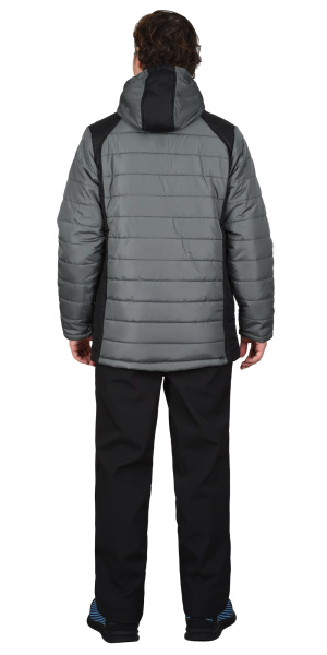 Куртка УРБАН серая с черным