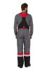 Костюм рабочий мужской зимний "Памир" цвет серый/черный/красный