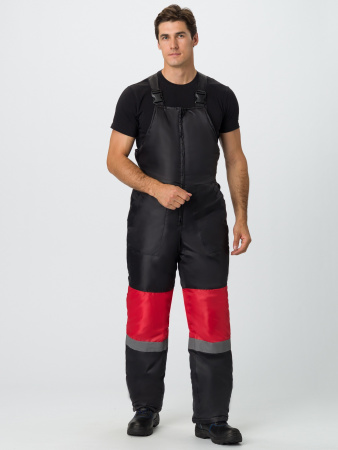 Костюм зимний "Мегрес-2" СОП (тк.OxLine,90) п/к, красный/черный