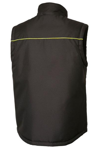 Куртка КОТКРУТ (KOTKRUT) трансформер утепленная черная/лимон